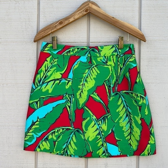 VINEYARD Vines Banana Leaf Print Skirt - Picture 1 of 13